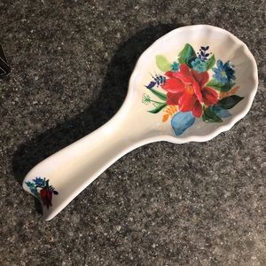 Pioneer Woman Flower Spoon Rest